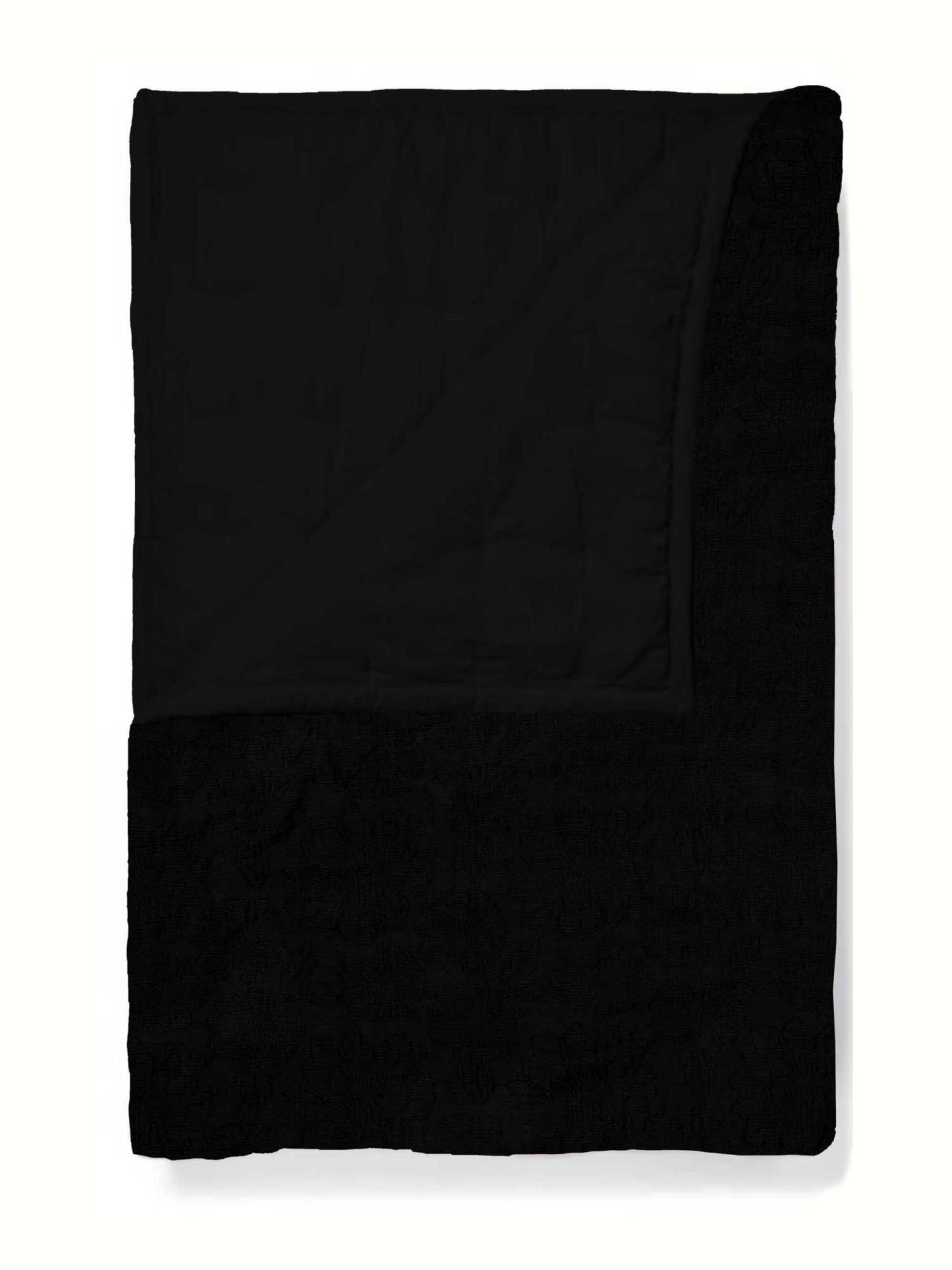 ESSENZA Tagesdecke 'Philippine' in Schwarz: Vorderseite