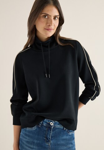 CECIL Sweatshirt in Black: front