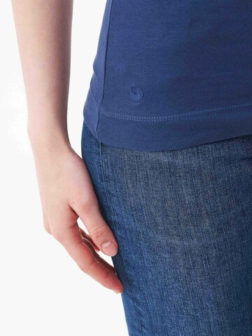 Organication Top in Blau