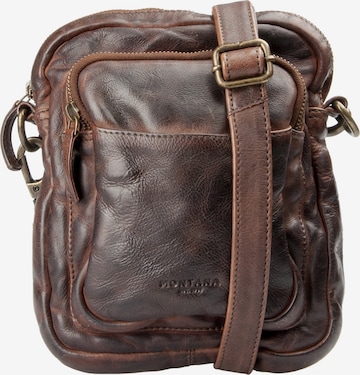 Montana Crossbody Bag 'Billings' in Brown: front