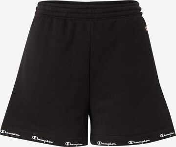 regular Pantaloni di Champion Authentic Athletic Apparel in nero: frontale