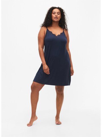 Zizzi Negligee 'LACE' in Blue