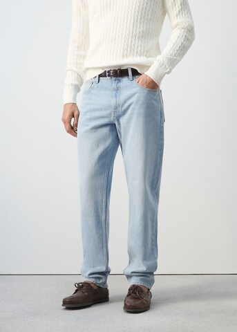 MANGO MAN Regular Jeans 'Bob' in Blue: front