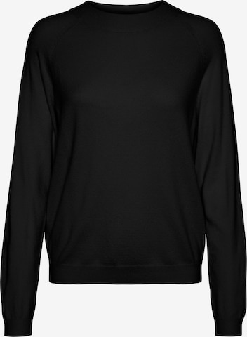 VERO MODA Sweater 'HAPPINESS' in Black: front