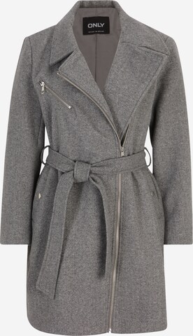 Only Petite Between-seasons coat in Grey: front