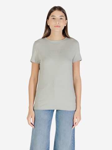 Top 'BRIANA SS T-SHIRT V3BI11 J1314' di GUESS in verde: frontale