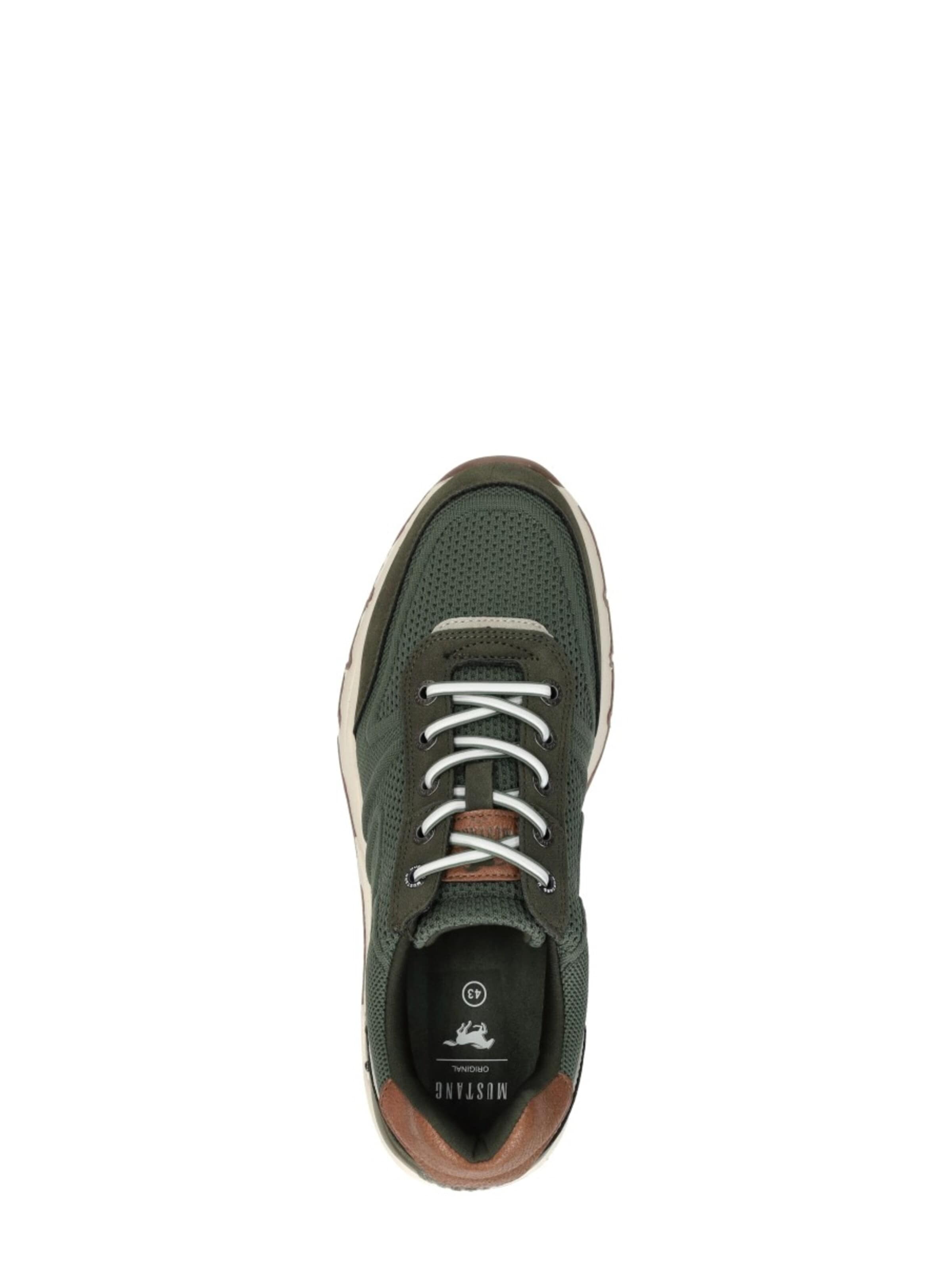 MUSTANG Sneakers laag 'Sneakers Laag' in Groen