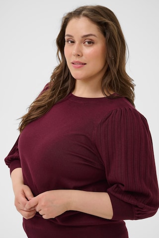 Pull-over 'Loni ' KAFFE CURVE en rouge