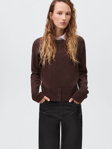 MANGO TEEN Wide leg Trousers 'Fivepu' in Black