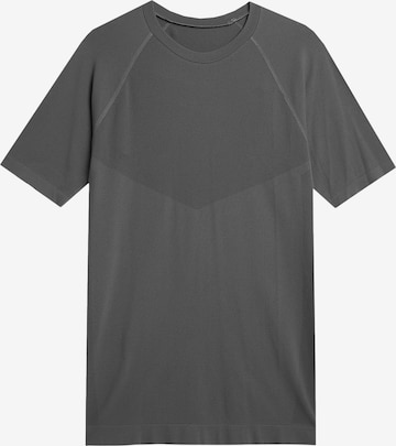 4F - Camiseta funcional en gris: frente