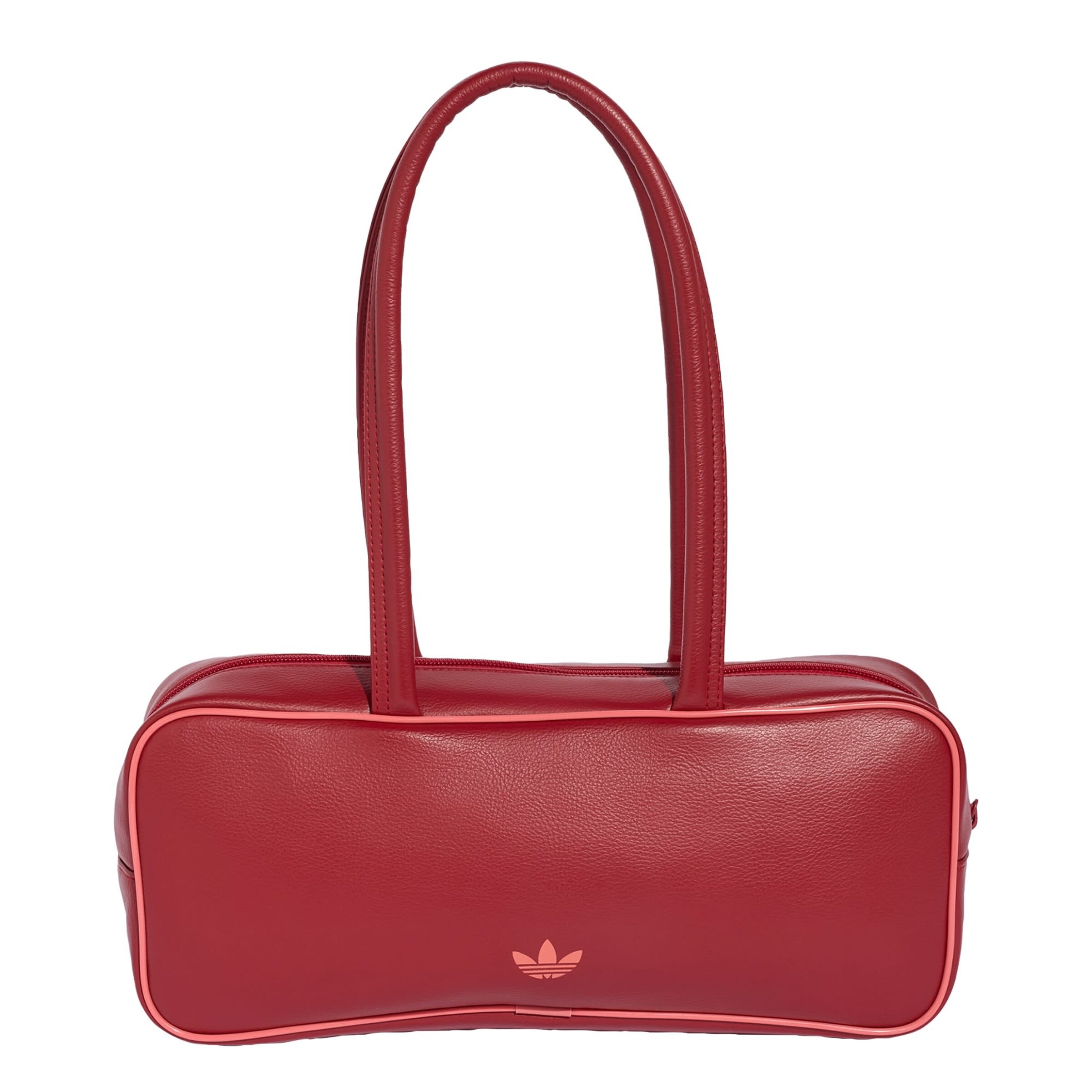 ADIDAS ORIGINALS - Mala de ombro 'Adicolor Elongated' em vermelho: frente