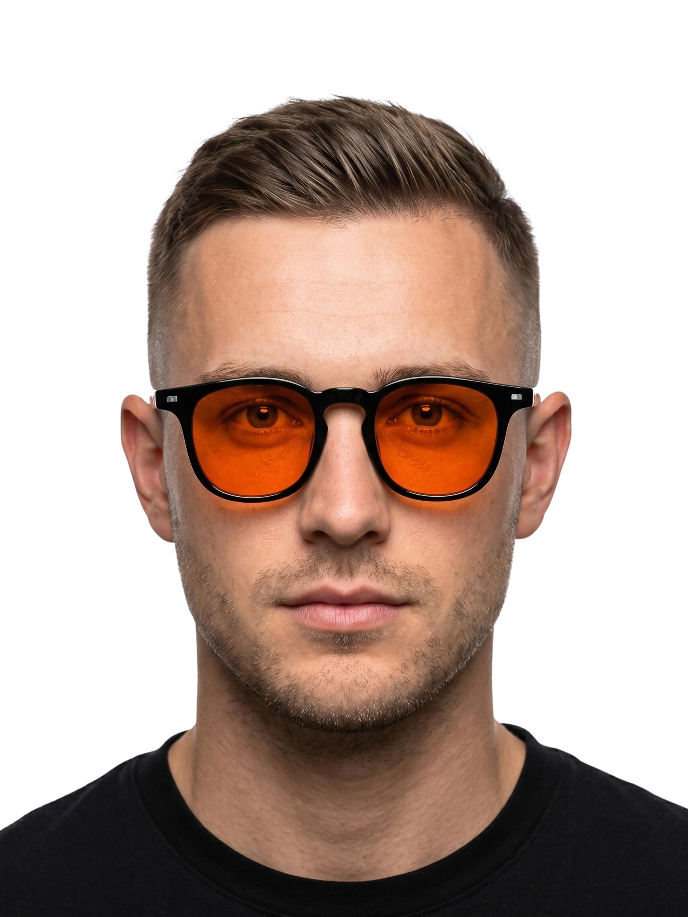 Lunettes 'Dusk' Melato en orange : devant