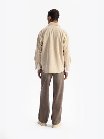 Giesto Comfort fit Overhemd in Beige