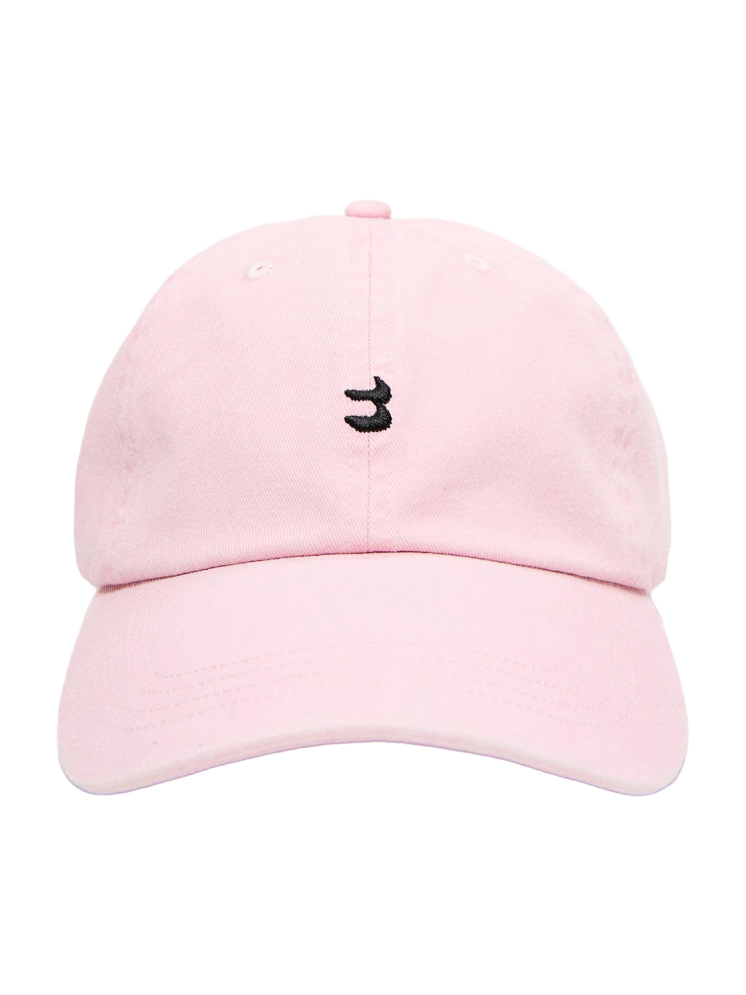 Bershka Cap in rosa / schwarz, Produktansicht