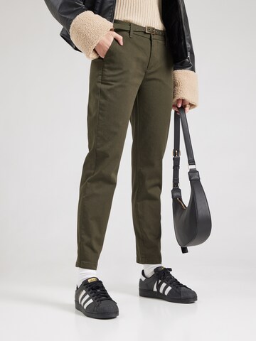FREEMAN T. PORTER Slimfit Chino kalhoty – zelená: přední strana