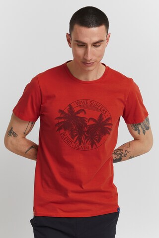 BLEND T-Shirt 'Davis' in Rot: predná strana