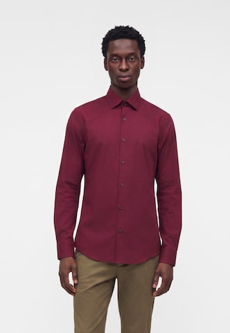 Calvin Klein Slim Fit Forretningsskjorte 'ESSENTIALS' i rød: forside
