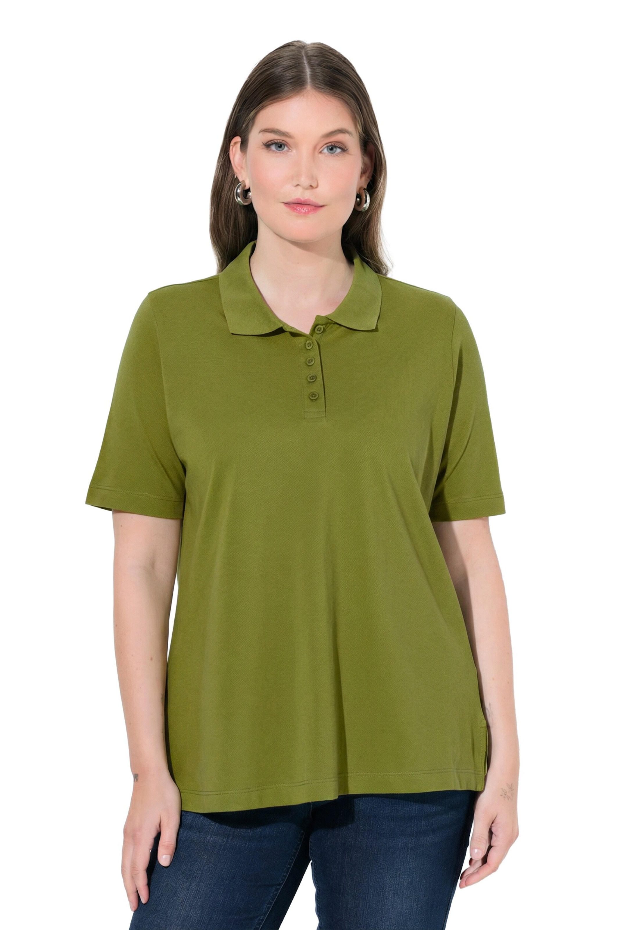 Ulla Popken Shirt in Green: front