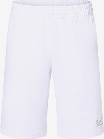 Emporio Armani Broek in Wit: voorkant