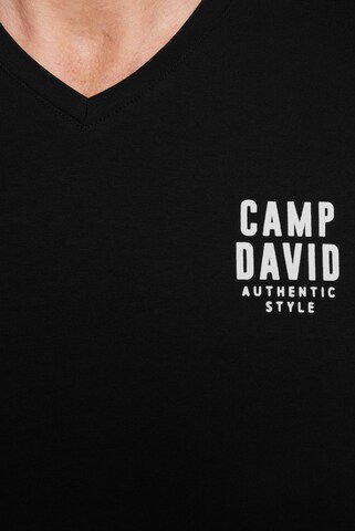 CAMP DAVID Shirt in Schwarz