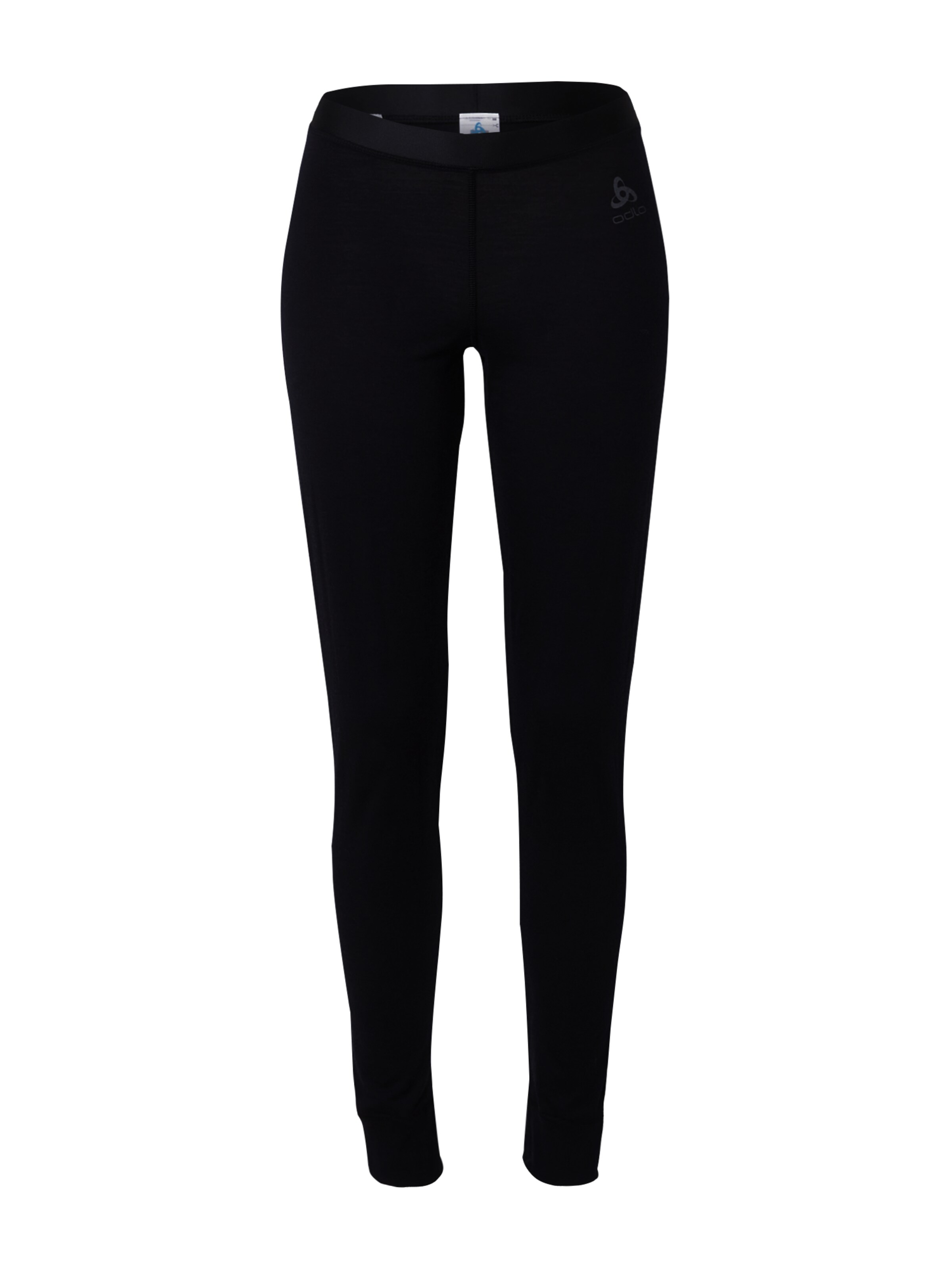 ODLO Sport alsónadrágok 'Merino 200' - fekete: elől