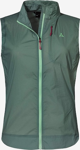 Schöffel Sports Vest 'Bergerturm' in Green: front