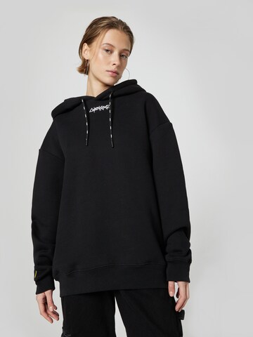 About You x Cyberkongz Hoodie 'Ali' in Schwarz