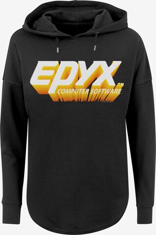 Sweat-shirt 'Retro Gaming EPYX Logo 3D' F4NT4STIC en noir : devant