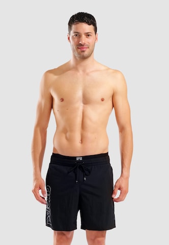 ARENAKupaće hlače 'ELASTIC BAND BEACH BOXER' - crna boja: prednji dio