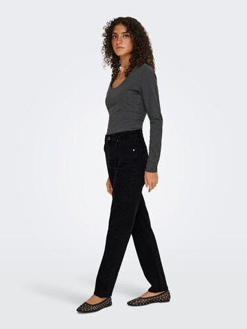 ONLY regular Jeans 'EMEL' i sort