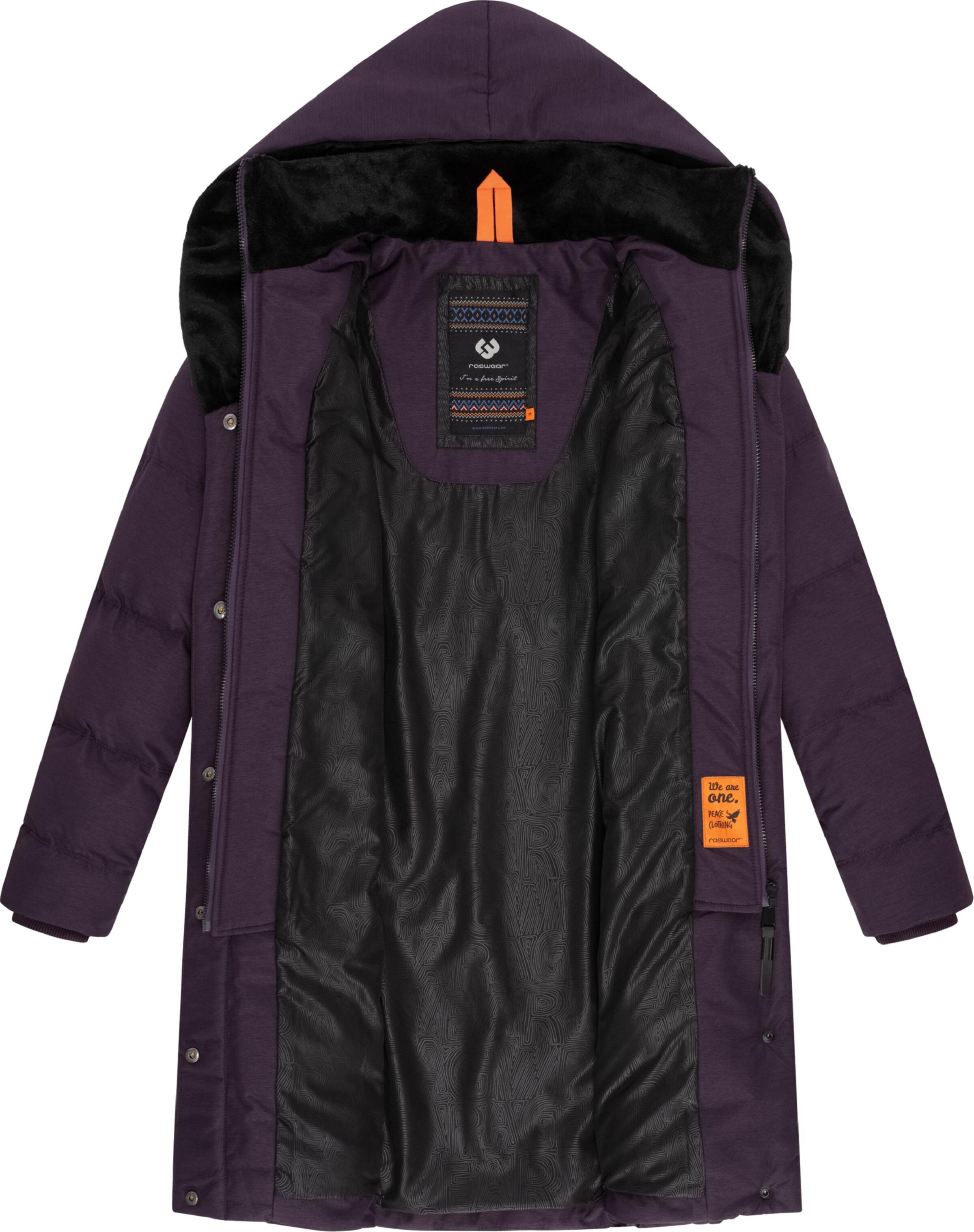 Ragwear Зимнее пальто 'Natalka' в Лиловый