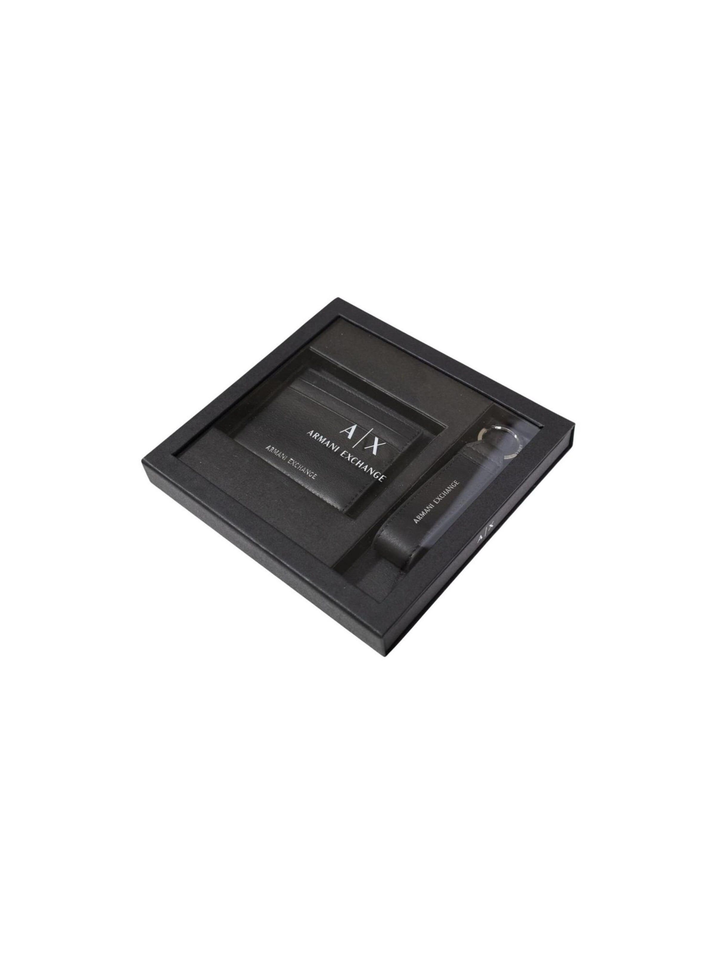 ARMANI EXCHANGE Tegnebog i sort: forside