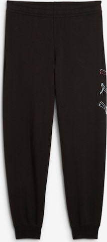 PUMA Tapered Pants in Black: front