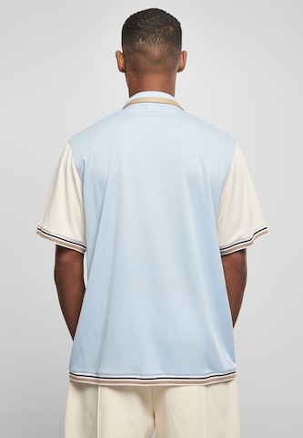 Coupe regular Chemise 'Varsity Block Baseball' Karl Kani en bleu