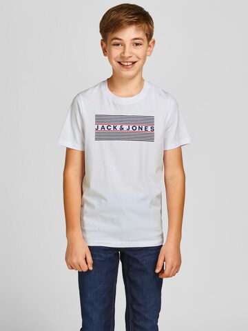 Maglietta di Jack & Jones Junior in bianco: frontale