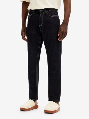 Regular Jean Desigual en noir : devant