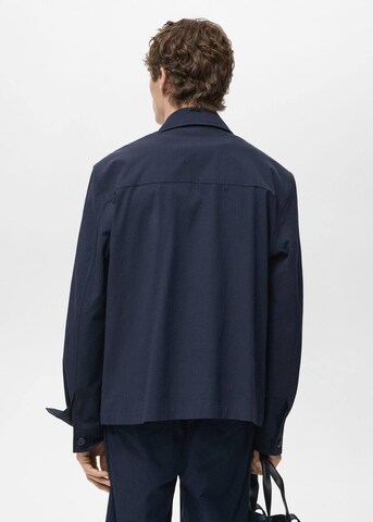 MANGO MAN Jacke 'Creta' in Blau
