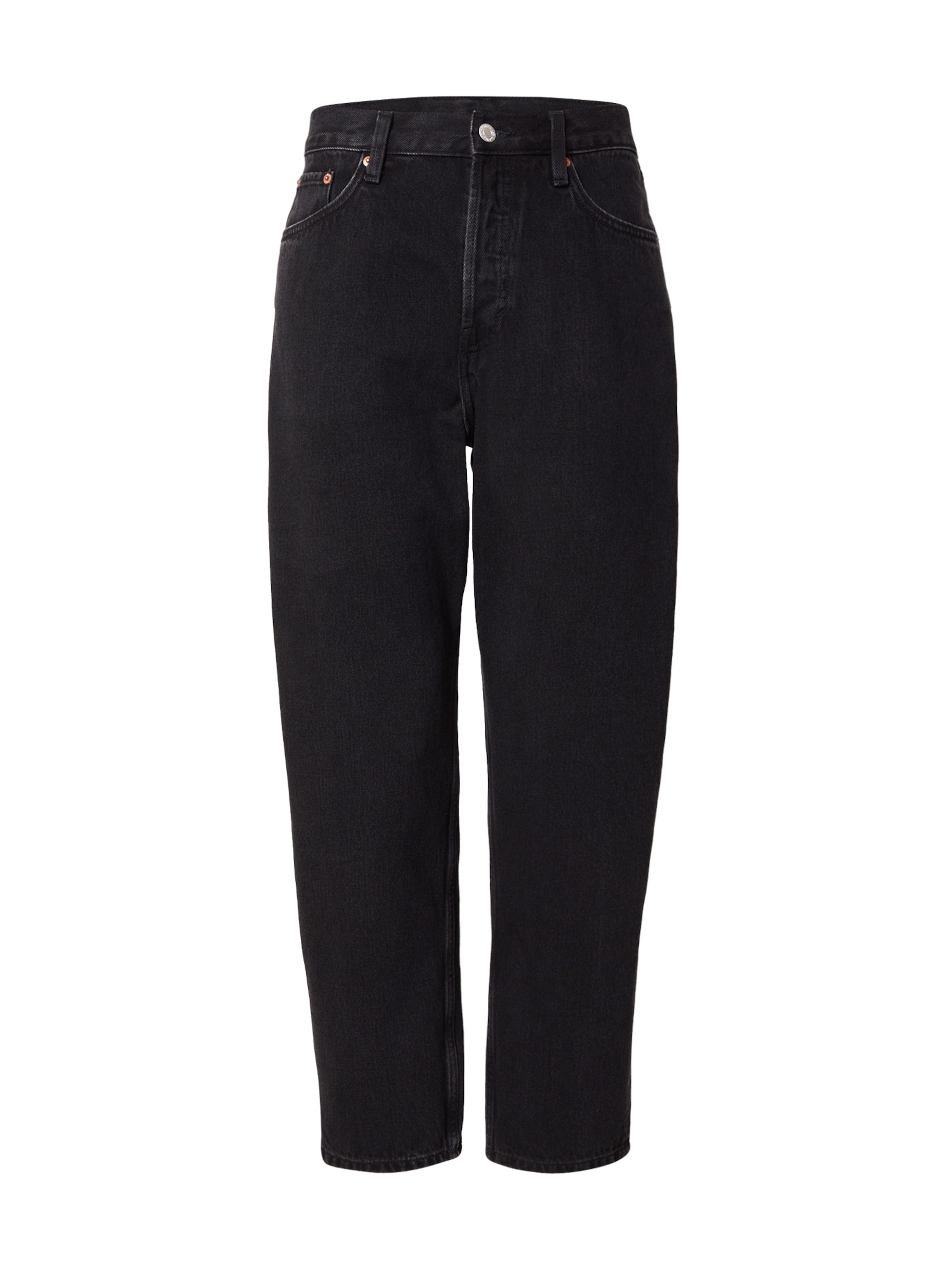 WEEKDAY Tapered Τζιν 'Ray' σε μαύρο: μπροστά