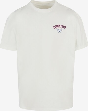Merchcode T-Shirt 'College Club' in Weiß: predná strana