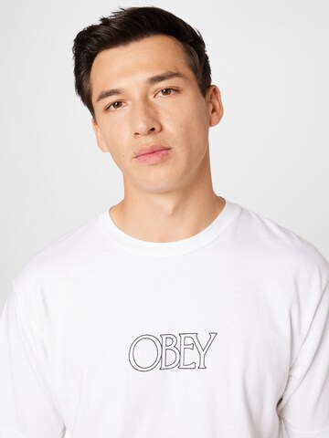 Obey Shirt in Wit