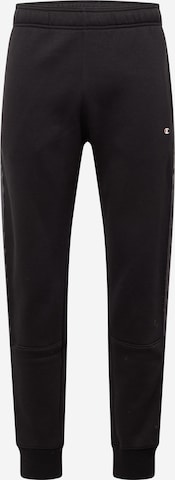 Champion Authentic Athletic Apparel Tapered Pants in Black: front