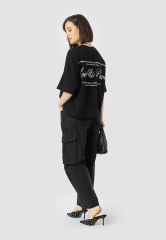 Baggy Pantaloni cargo 'Julie' di Elias Rumelis in nero