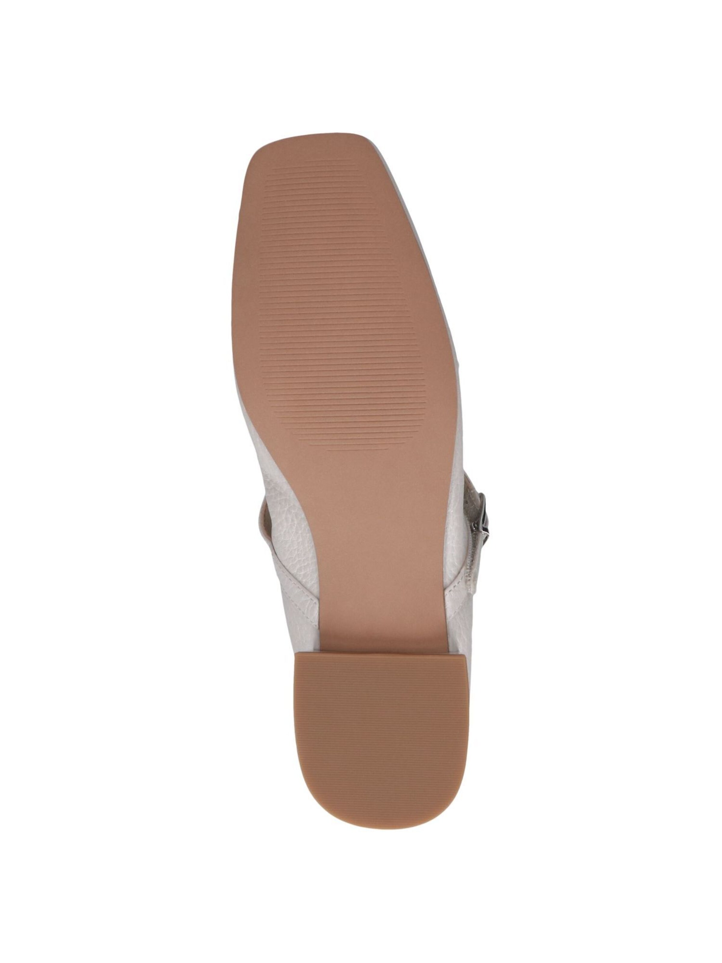 CAPRICE Ballet Flats with Strap in Beige