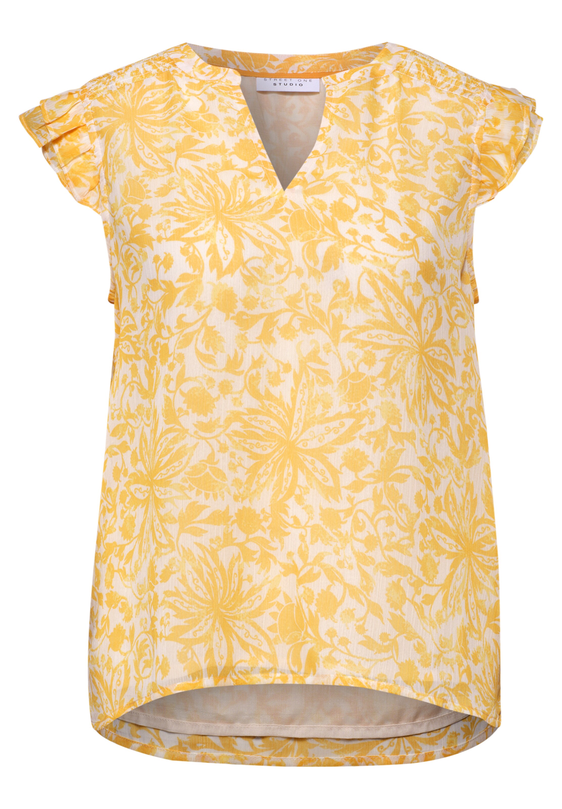 Street One Studio Bluse in Gelb: Vorderseite