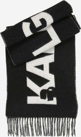 Fular 'Essential' de la Karl Lagerfeld pe negru: față