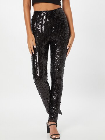 PATRIZIA PEPE Skinny Pants in Black: front