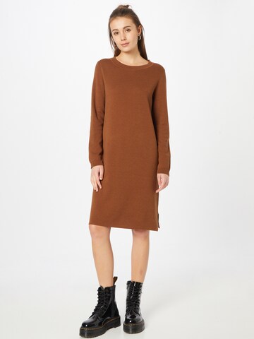 Cartoon Knitted dress in Brown