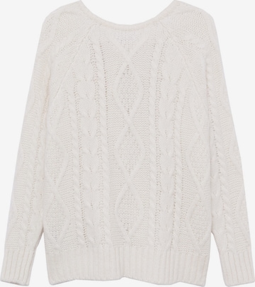 MANGO Pullover 'Pompa' in Beige: predná strana