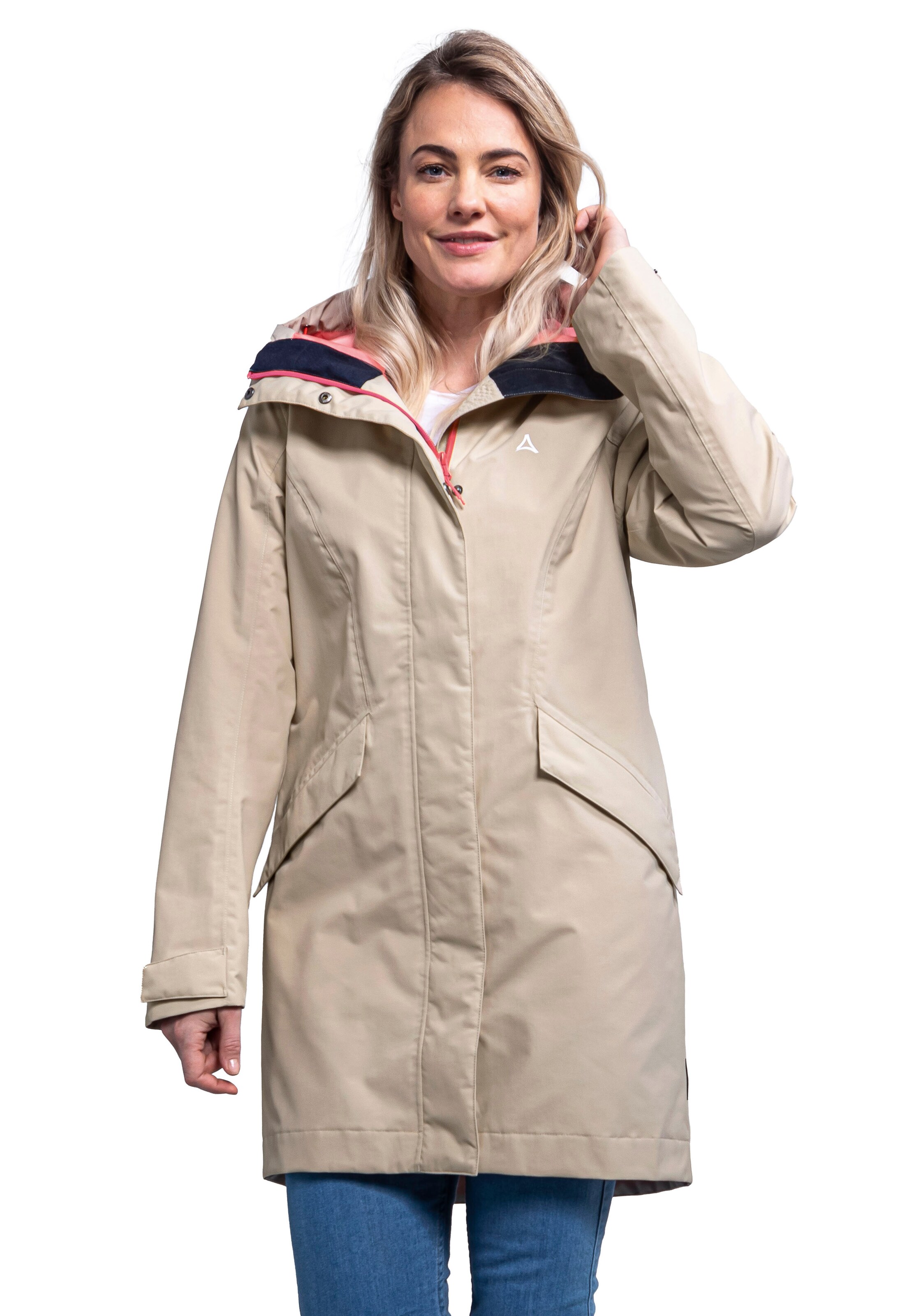 Giacca per outdoor 'Altona' di Schöffel in beige: frontale