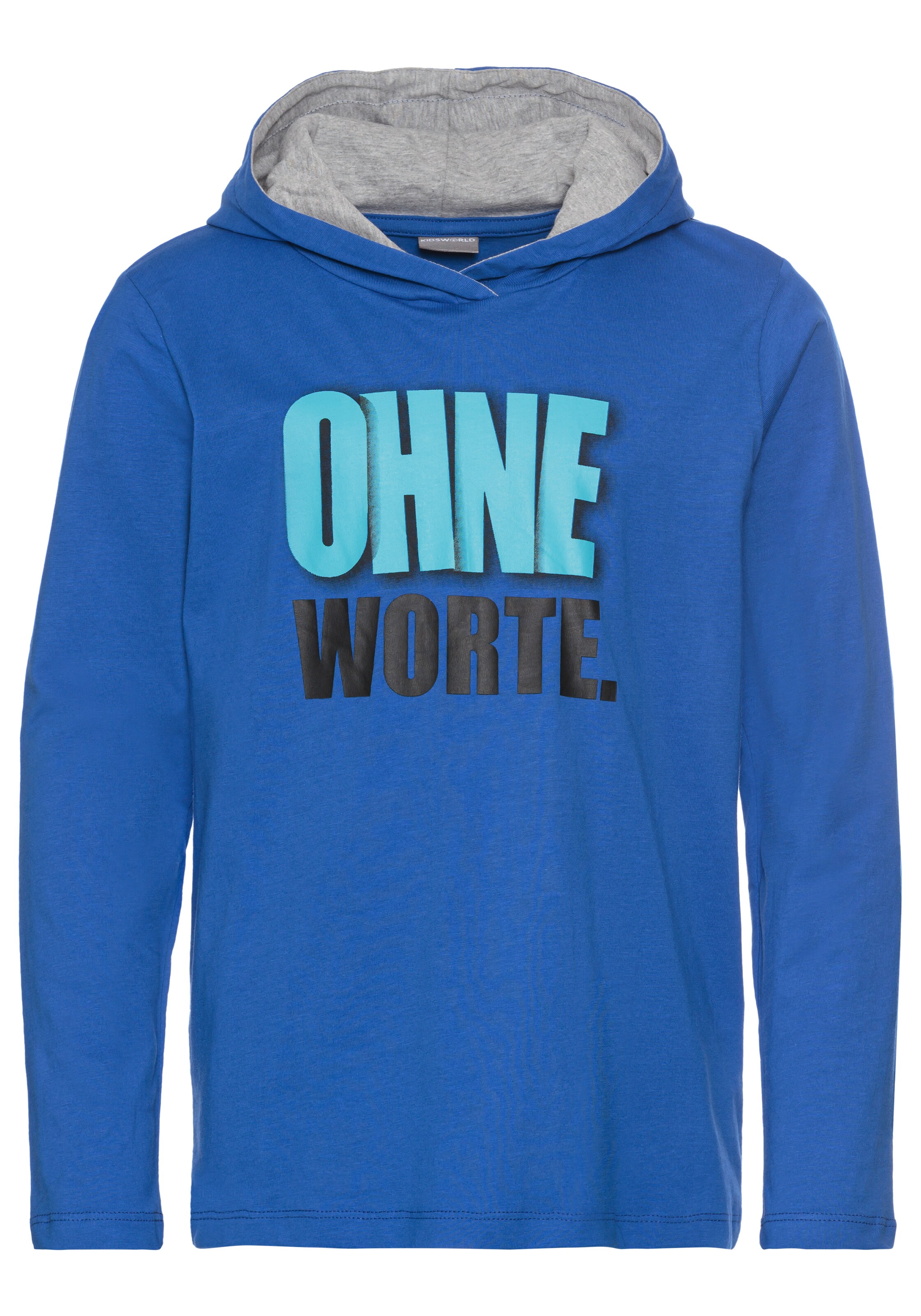 Kidsworld Sweatshirt in Blue: front